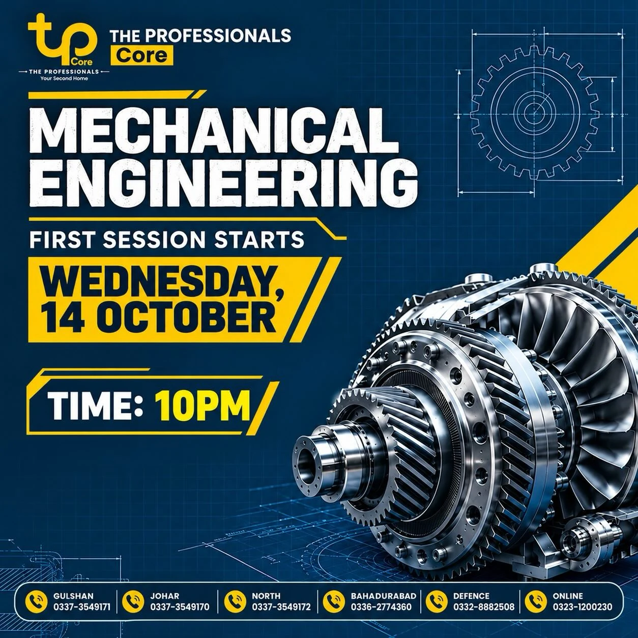 Mechanical Engineering: first online session poster